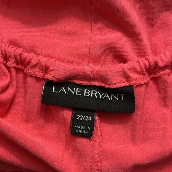 Lane Bryant Pink Beaded Bib Neck Sleeveless Blouson Dress Plus Size 22/24 - Picture 3 of 5